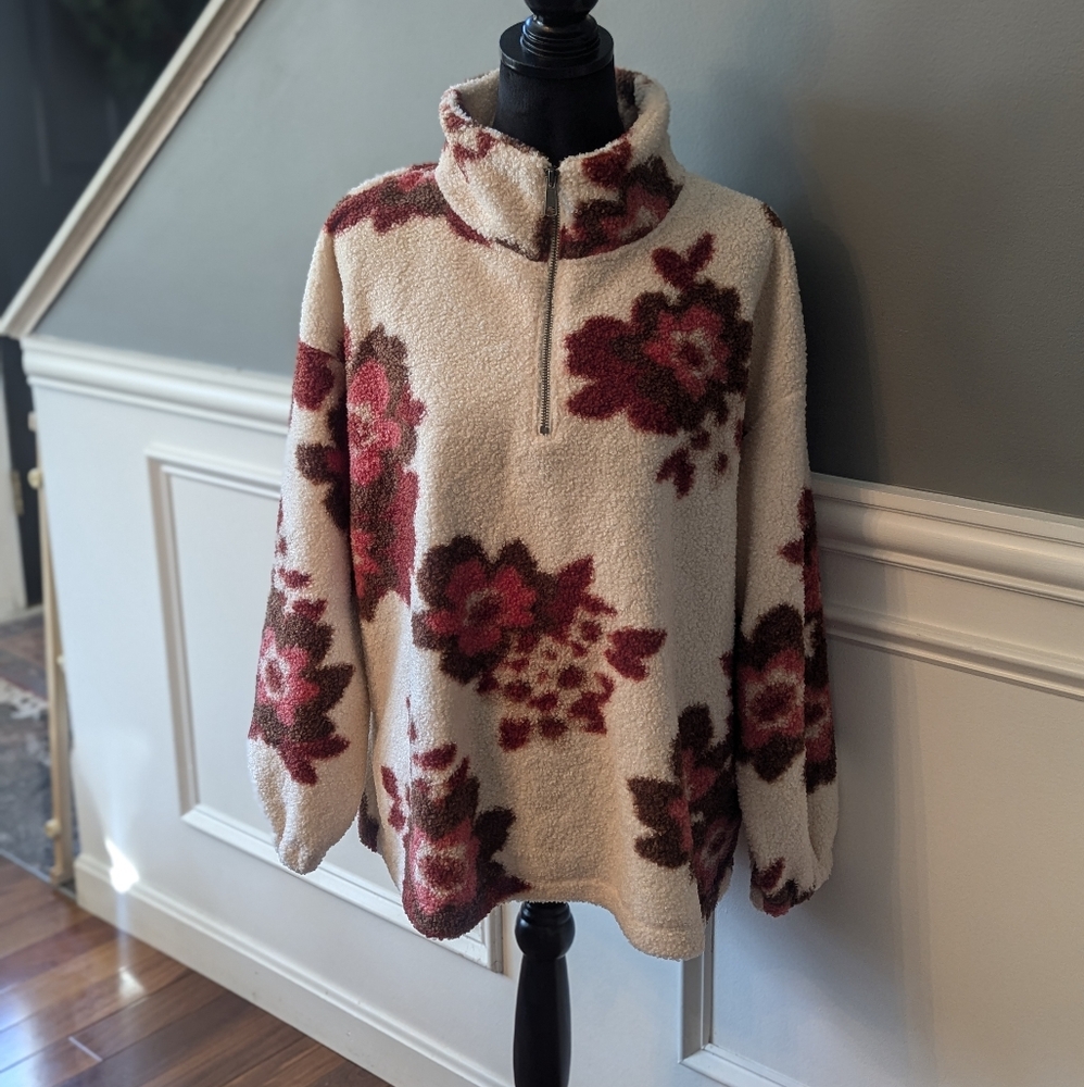 Philosophy Floral Sweater Size 1x